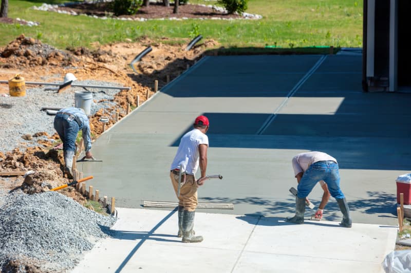 Professional decorative and stamped concrete installation services